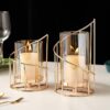 MrMrKura Metal Wire Candle Holder Set of 2