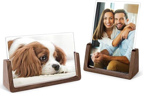 Mixoo 4x6 Wood Photo Picture Frame 2 Pack