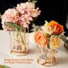 MrMrKura Metal Wire Candle Holder Set of 2