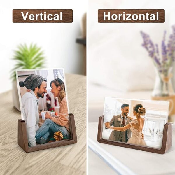 Mixoo 4x6 Wood Photo Picture Frame 2 Pack