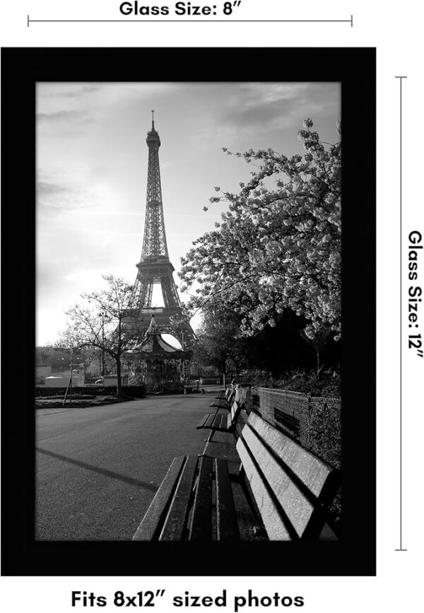Picture Frame with Shatter-Resistant Glass