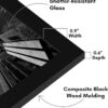Picture Frame with Shatter-Resistant Glass