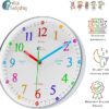 Learning Clock for Kids, Silent Non Ticking