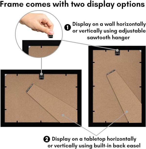 Picture Frame with Shatter-Resistant Glass