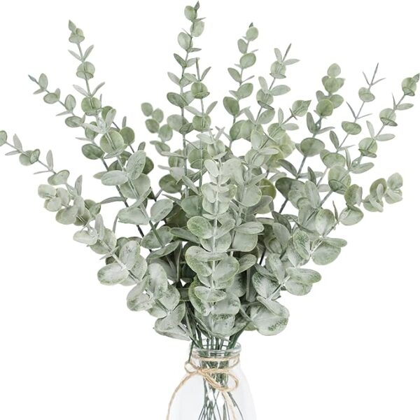 18pcs Eucalyptus Stems Artificial Eucalyptus