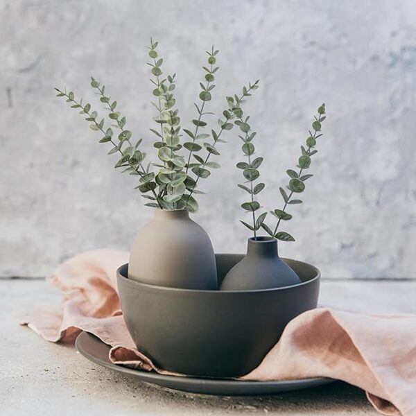 18pcs Eucalyptus Stems Artificial Eucalyptus