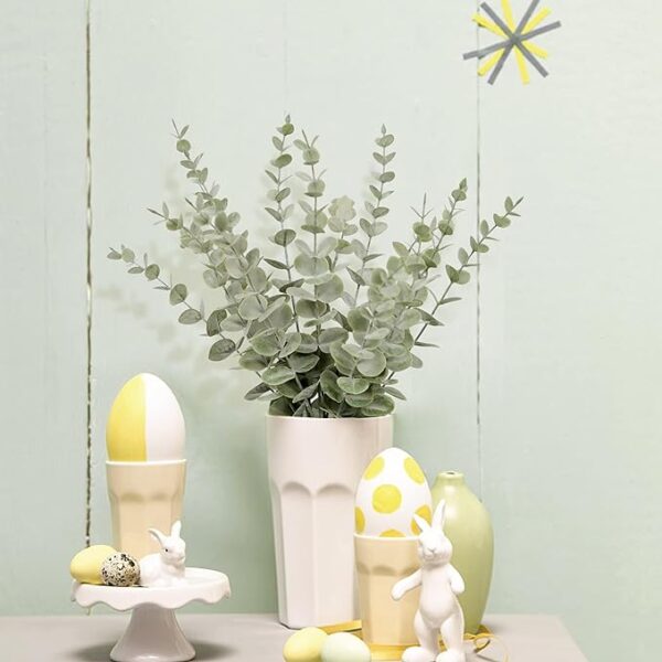 18pcs Eucalyptus Stems Artificial Eucalyptus